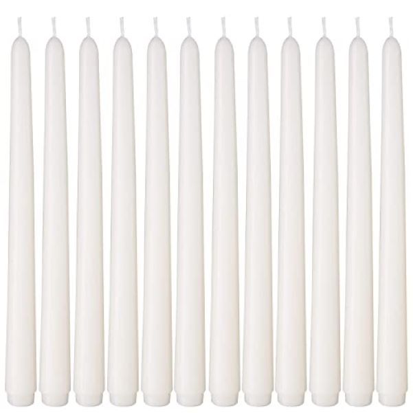 White Dinner Candle 25cm Pack of 12 Shop Today. Get it Tomorrow