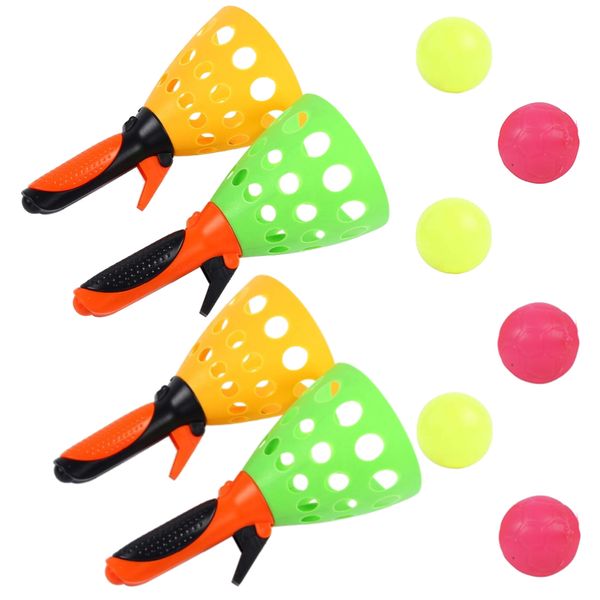 Sport Children's Outdoor Pop &amp; Catch Ball Game Activity Set of 10 - 24cm