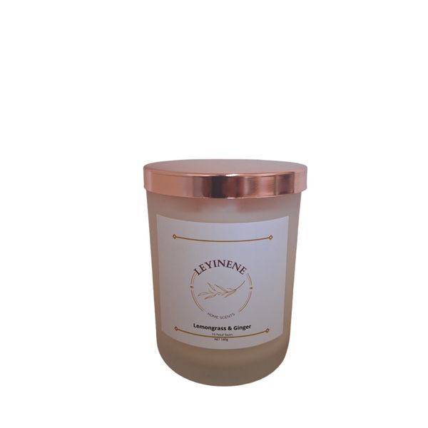 Lemongrass &amp; Ginger Soy Wax Candle - 180g