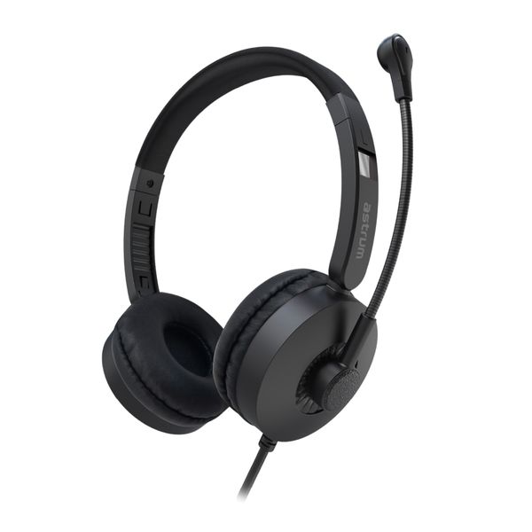 Astrum Over-Ear Wired USB Headset with Mic for Gaming PC Consoles - HU660