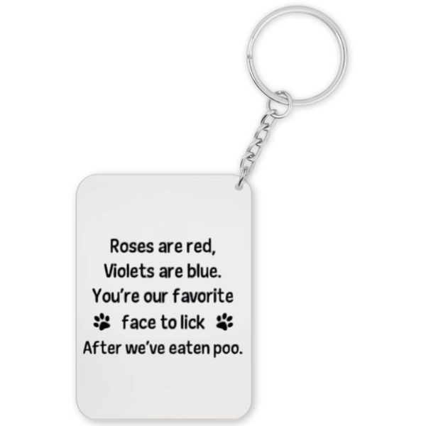 You're Our Favorite Face To Lick Dog Cat Pet Lover Gift Keyring