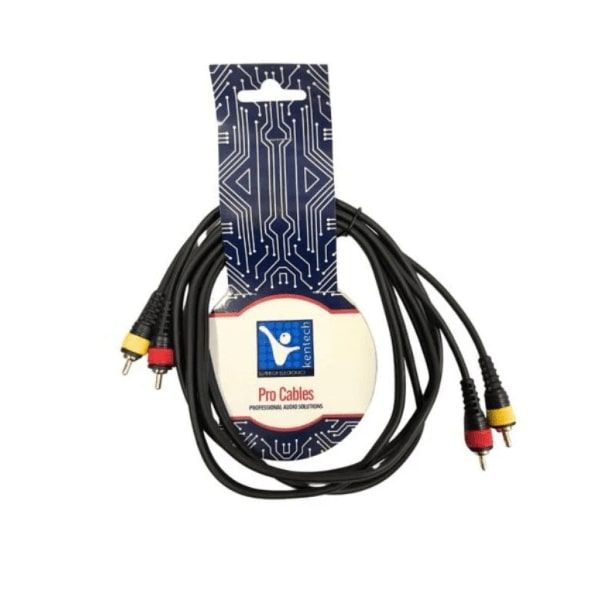 Kentech AUC037-5m 2 Rca - 2 Rca audio cable 5m