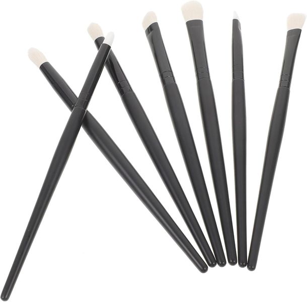 7 Pcs Paint Brush Set with Wooden Handles Nylon Bristles for Adult