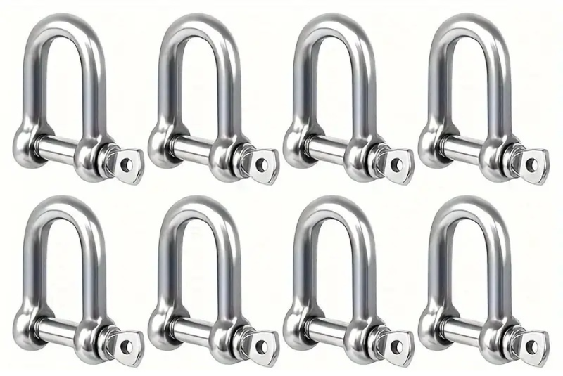 HB 8 pcs of M6 D-Shaped Shackles