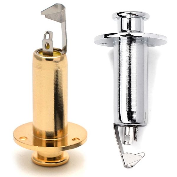 Gold Guitar Jack Socket with 3 Screws