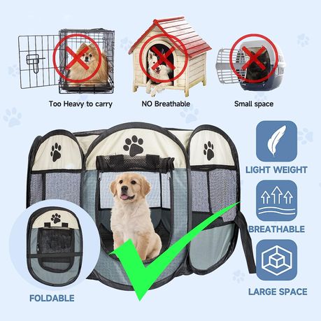 Pet Playpen for Dog Cat Foldable Puppy Exercise Kennel Tent Large Shop Today. Get it Tomorrow takealot