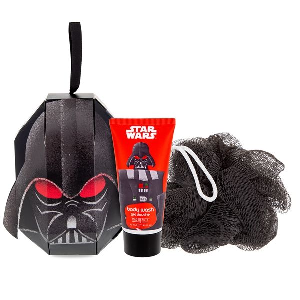 Star Wars Darth Vader Body Wash &amp; Loofa Gift Set - Amber &amp; Ginseng Scent