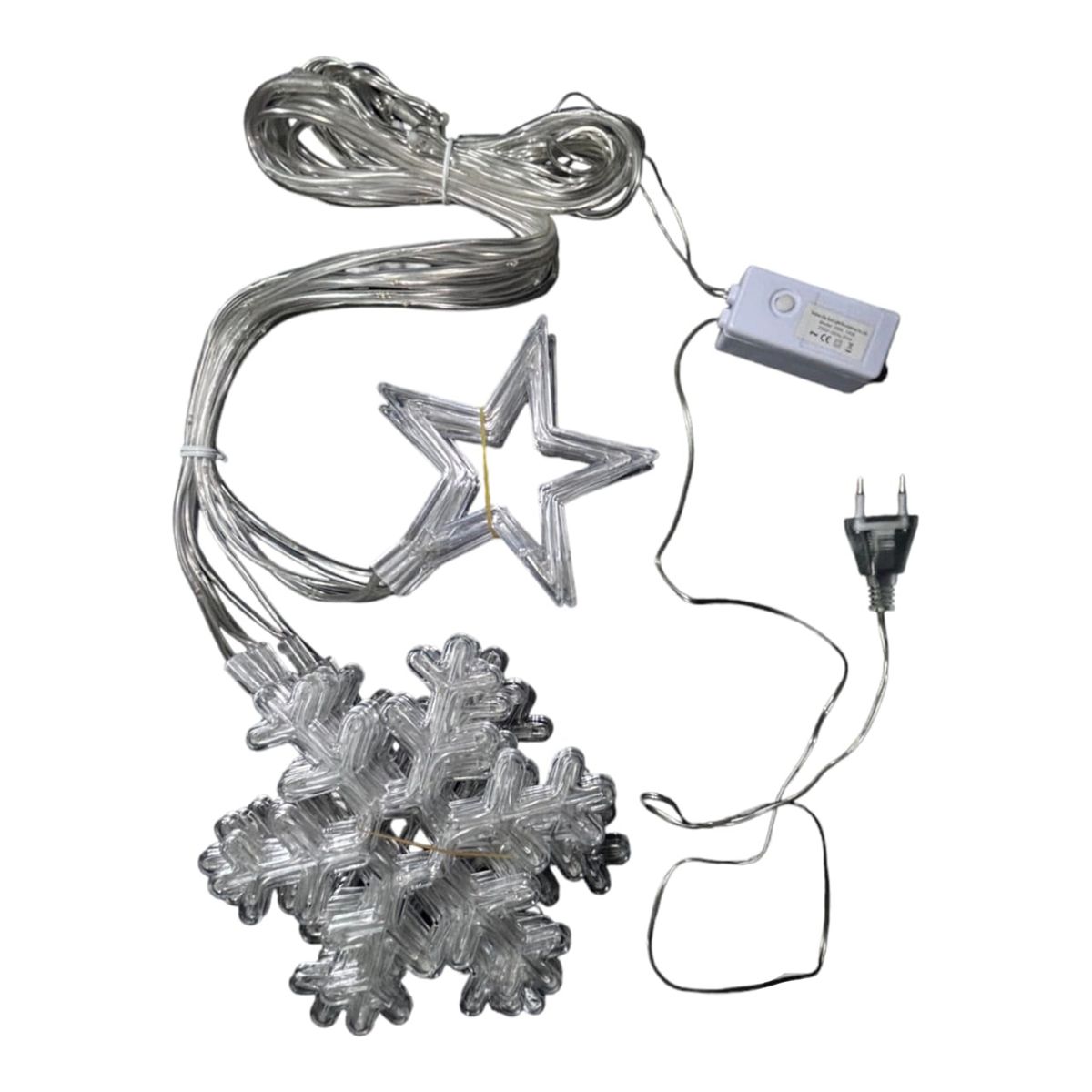 led snowflake curtain light