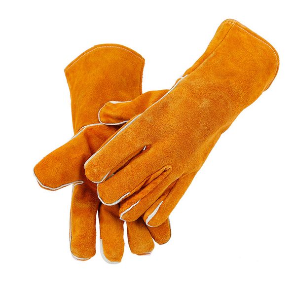 Leather Welding Gloves: Heat-Resistant Gloves for Welders &amp; Industrial Use