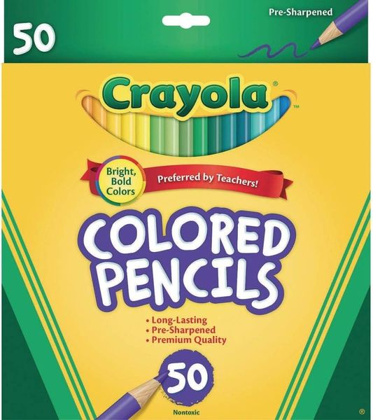Crayola 50 Coloured Pencils