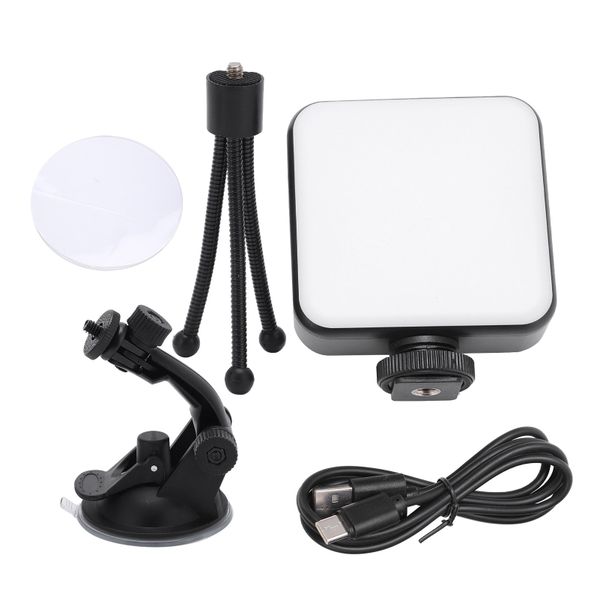 RGB Video Light - 2500-9000K, 3 Cold Shoe Mounts
