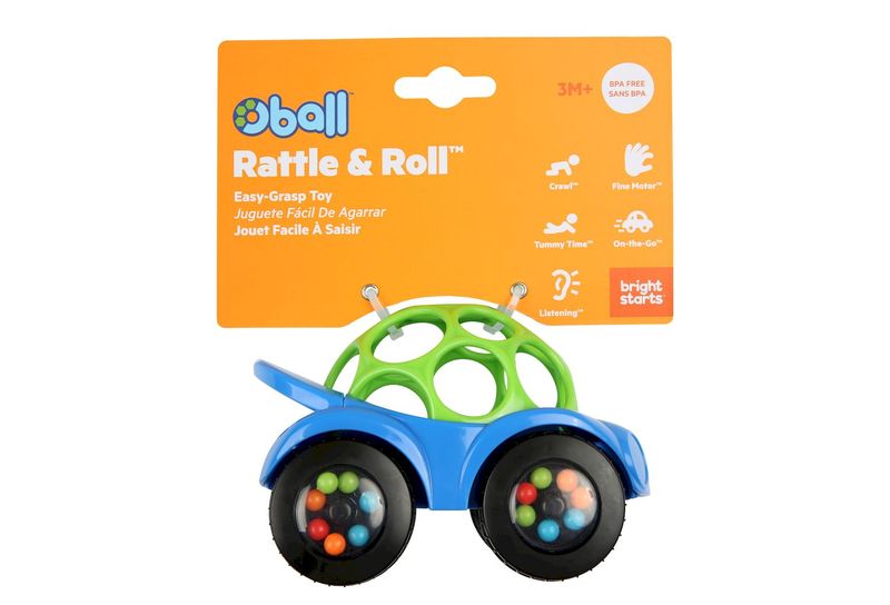 Bright Starts Oball Rattle and Roll Sports Car Toy