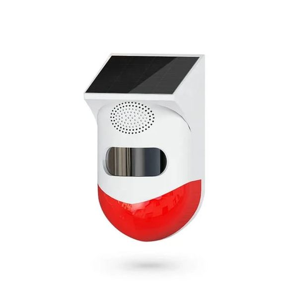 PIR Outdoor Solar Alarm Smart WIFI Alarm With Remote Control