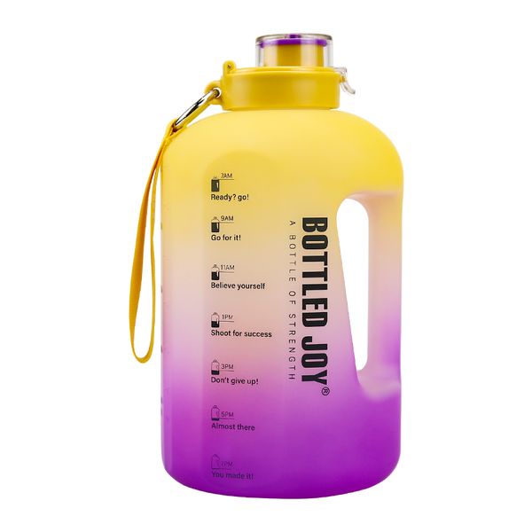 1.5L Yellow/ Purple Leak Proof Water Bottle