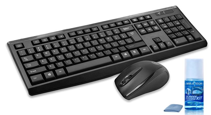 Wireless Keyboard &amp; Mouse Combo ensuring maximum comfort as you type