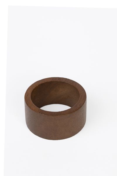 Nicolson Russell Wood Wood Round 4 Piece Napkin Rings