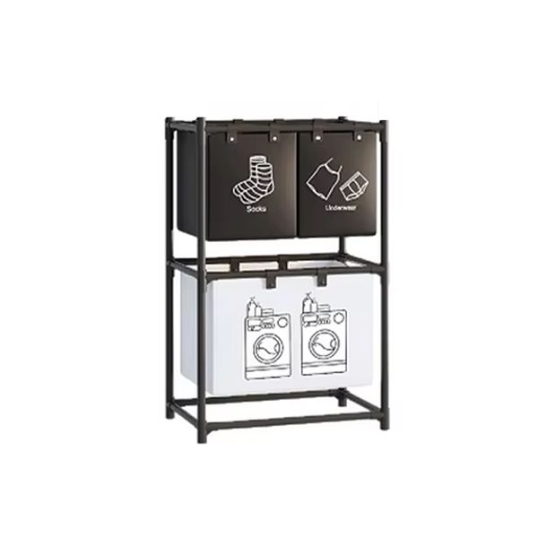 Foldable Multi-Layer Home Bedroom Dirty Clothes Laundry Basket Storage Box