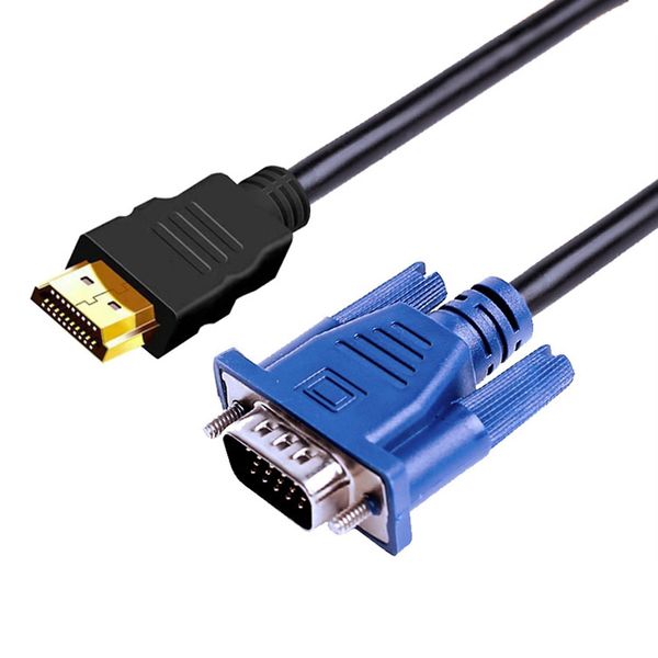 HDMI-compatible to VGA Cable Black 1.5M