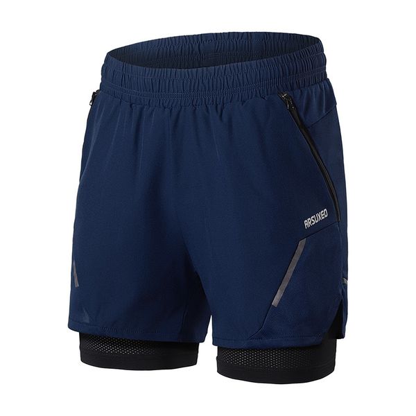 Man Sports Shorts Running Gym One-Third Shorts B210