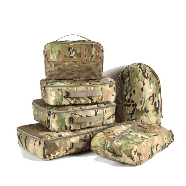 VOTAGOO Tactical Packing Cubes 6 Packs Lightweight Luggage Set Packing