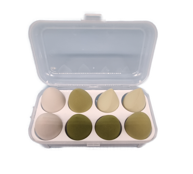 Pro Blending Makeup Sponges Set of 8 Green