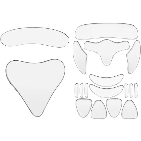18 Pieces Anti-Wrinkle Facial Silicone Reusable Patches