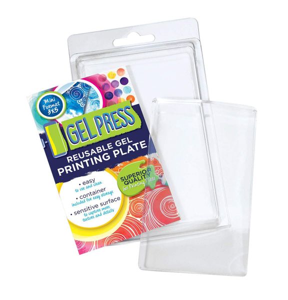 Gel Press Reusable Monoprinting Gel Plate, 7.62cm x 12.70cm / 3"X5
