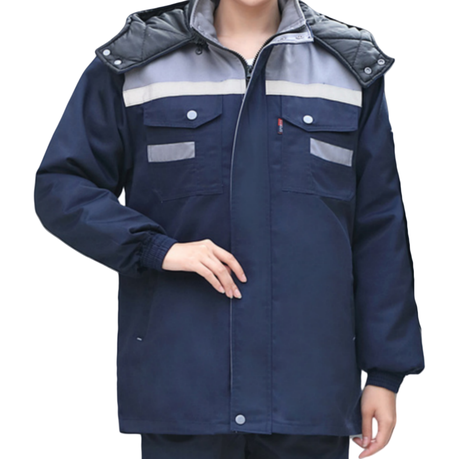 Reflective Safety Winter Work Jacket Track Jacket for Men Image