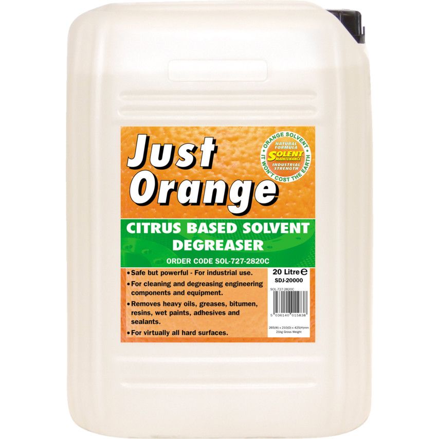 Just Orange Citrus Solvent Degreaser 20 Litre Shop Today. Get it