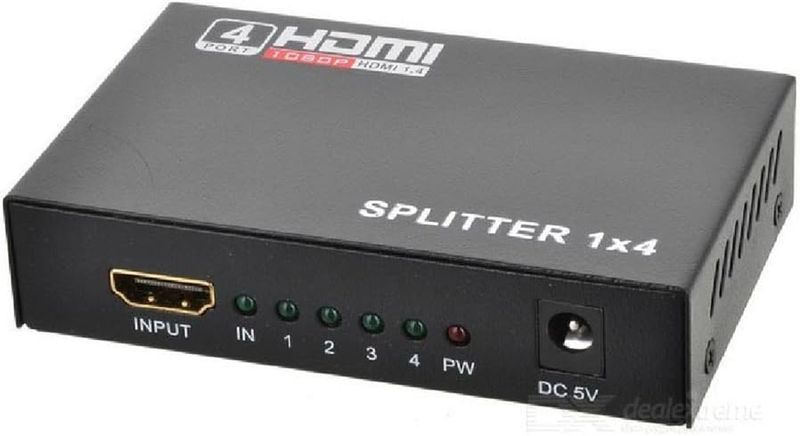 KemTech 4K Ultra HD 4 Port HDTV Splitter
