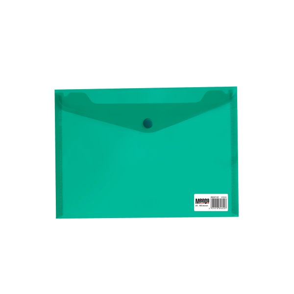Meeco A5 Carry Folder - Green (Pack of 5)