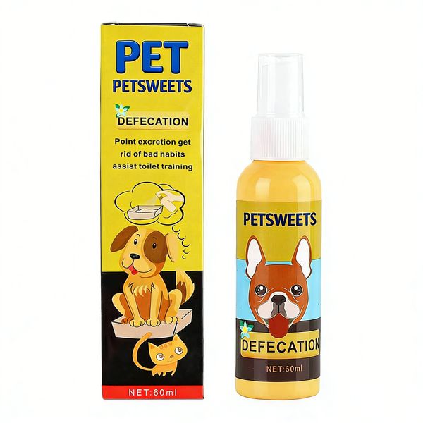 Dog &amp; Cat Potty Training Spray Defecation Inducer - 60ml