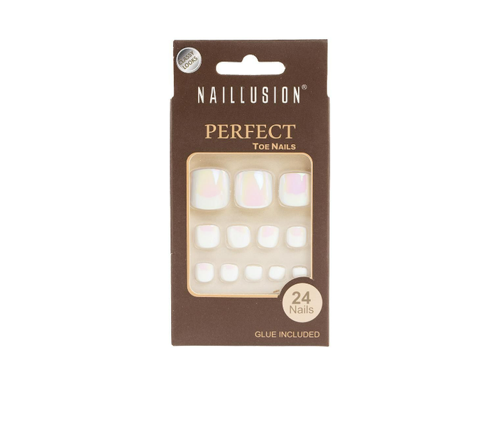 Naillusion Perfect Toe 24 Nails, Ft-01