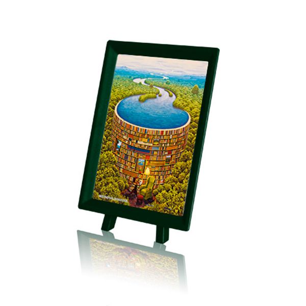 Bibliodame by Jacek Yerka - XS -150 Showpiece Mini Jigsaw Puzzle