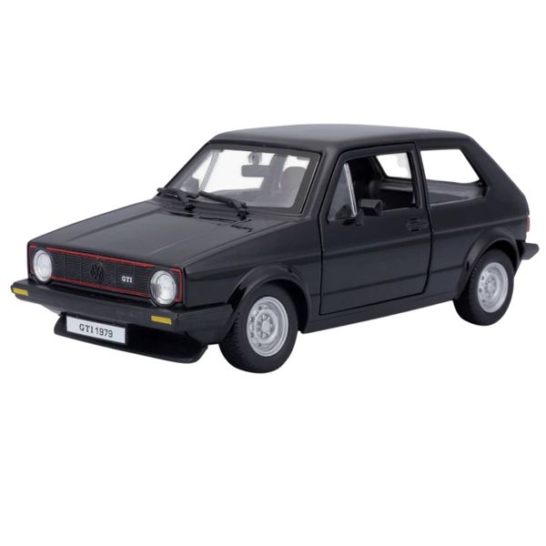 Burago 1979 VW MK1 GTI Rabbit Diecast 1:24 Scale Model Car - Black