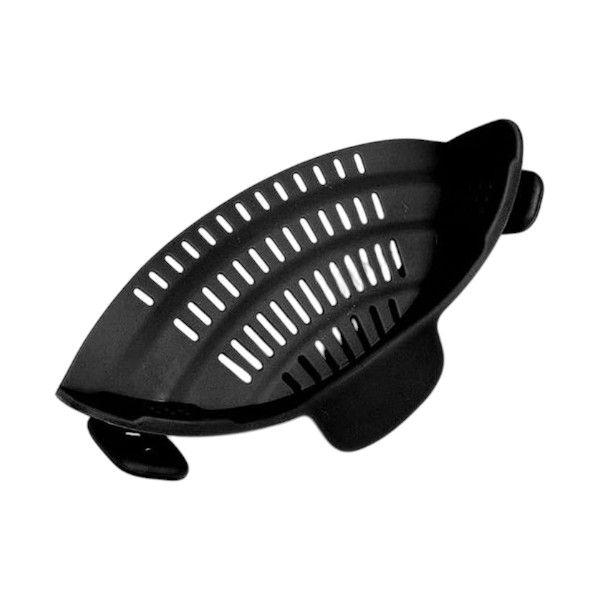 Heat Resistant Collapsible Silicone Strainer - Black