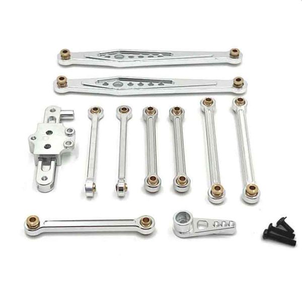 Rc Car Upgrade Fixed Rod Steering Group Servo Arm Kit Gold