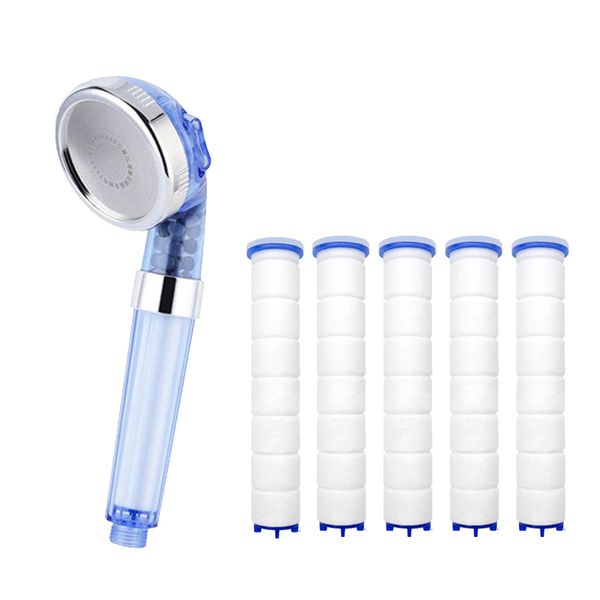 3-Speed Water Outlet Mode High Quality Pp Shower Head Filter Shower