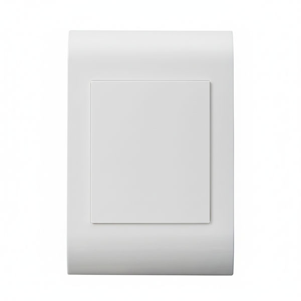 Lesco Blank Cover Plate for Electrical Outlets - Durable Plastic