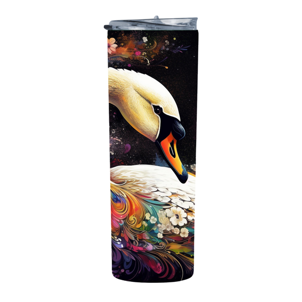 Unique SWAN 20 Oz Straight Skinny Tumbler 047