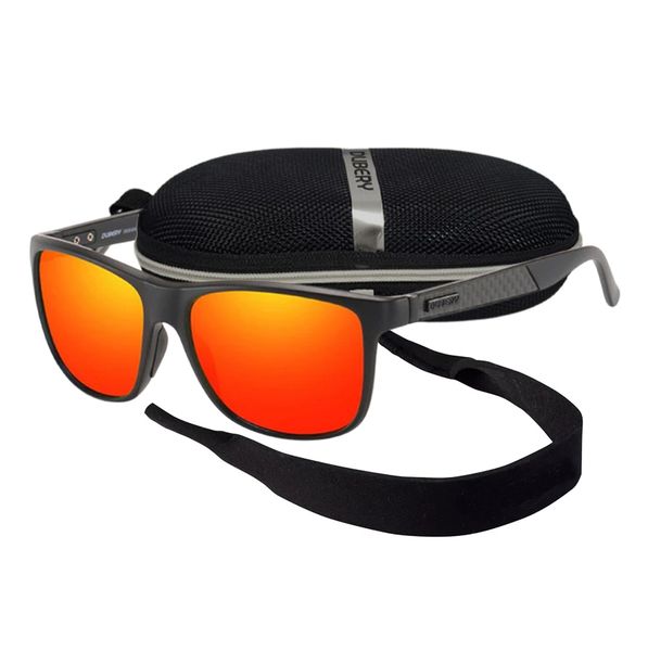 DUBERY Polarized UV400 Anti Reflective Anti Slip Carbon Sunglasses