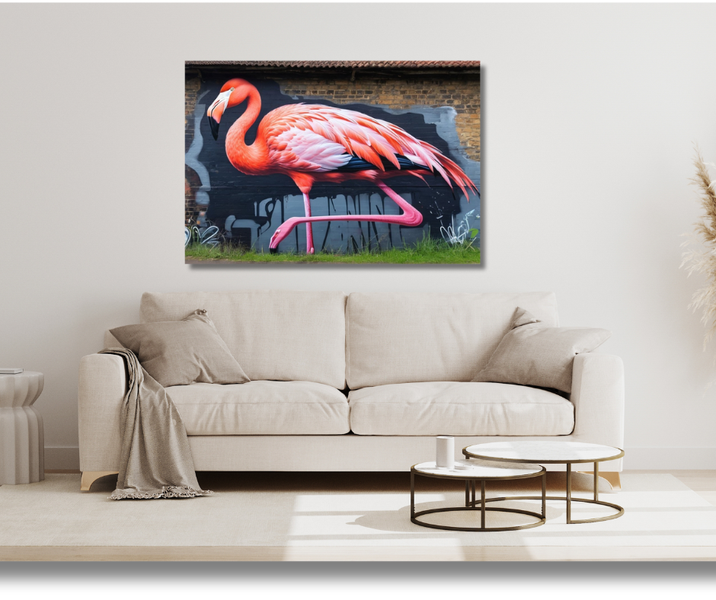 Canvas Wall Art - Flamingo