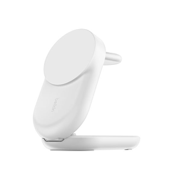 Belkin - UltraCharge QI2 3-in-1 Foldable Charging Stand 25 Watt - White