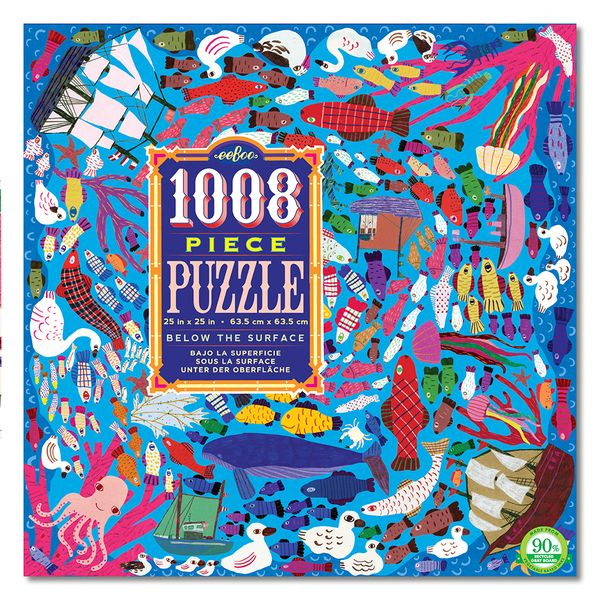 eeBoo Family Puzzle - Below the Surface (1008 Pieces)
