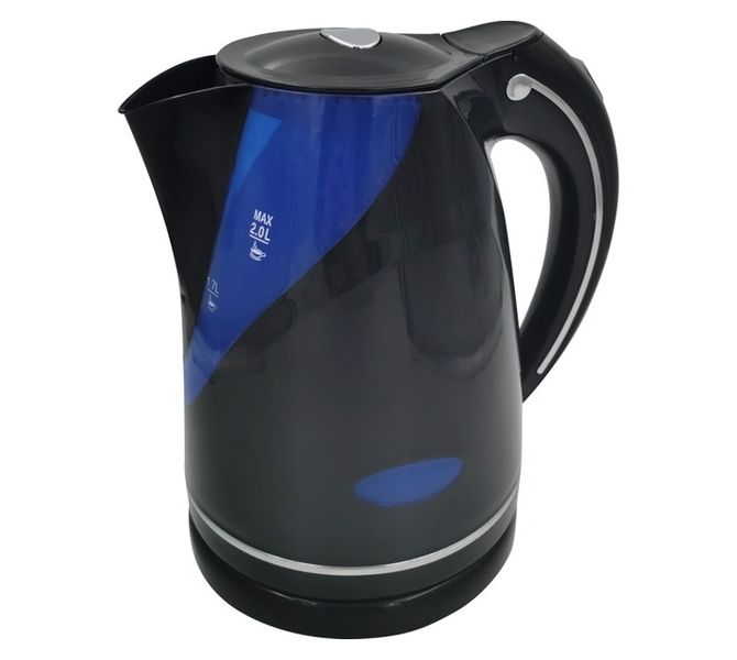 Goldair Cordless Pyramid Kettle Black and Blue