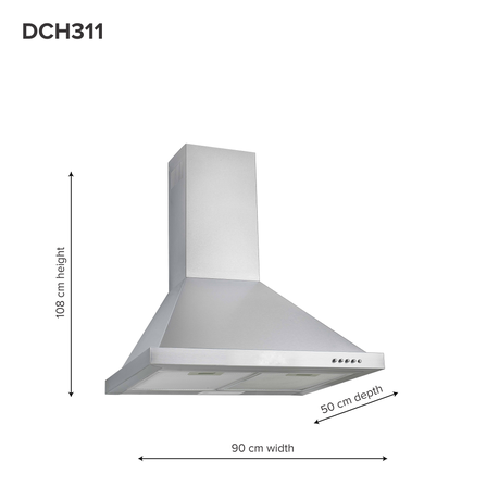 Defy extractor fan 600mm hotsell