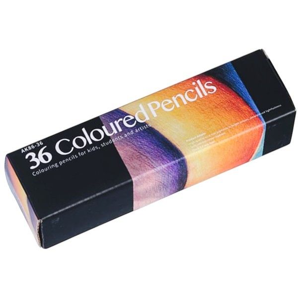 36 Piece - Pigmented Colouring Pencils With Versatile Colour Range
