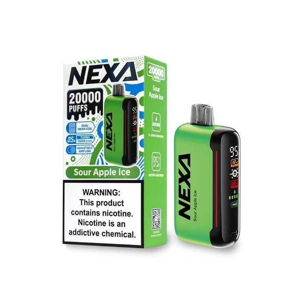 Nexa Disposable 20K Puffs Sour-Apple-Ice