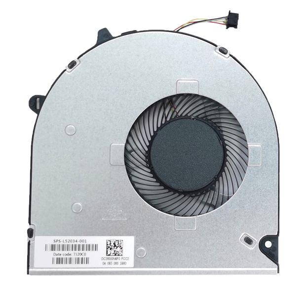 Replacement CPU Cooling Fan for HP 250/255 G8/G9 HP Pavilion 15-DU 15-DW +