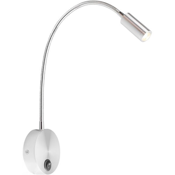 LED Reading Light Wall Mounted Bedside Wall Light Gooseneck Reading Lamp